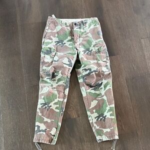Pacsun Mens Camo Cargo Pants - Green/Brown/Beige
